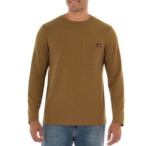 Wrangler Men's Long Sleeve Thermal Pocket Work Tee